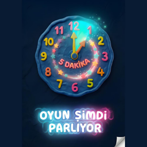Let’s 4 Renk Karanlıkta Parlayan Oyun Hamuru 440 GR