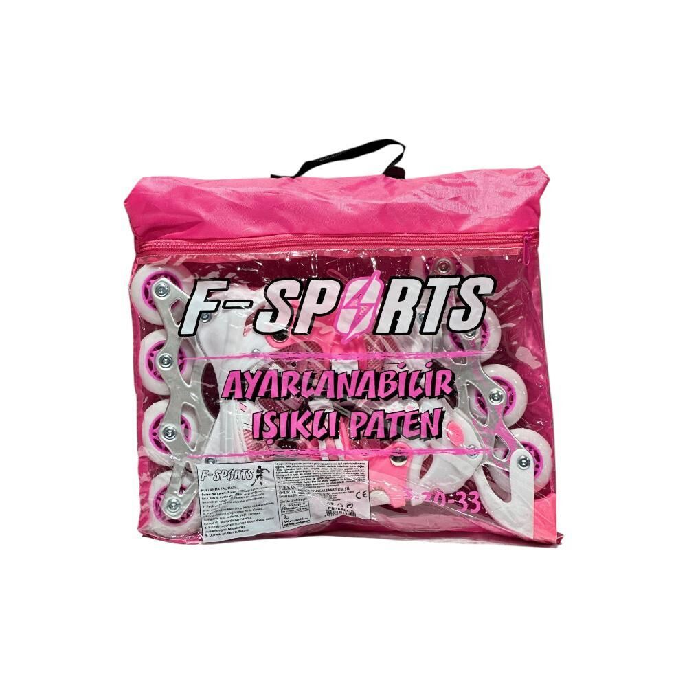 Metal Alıştırma Paten 34-37 Pembe