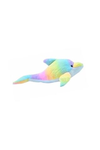 50 Cm Renkli Yunus Balığı Peluş Oyuncak 62860