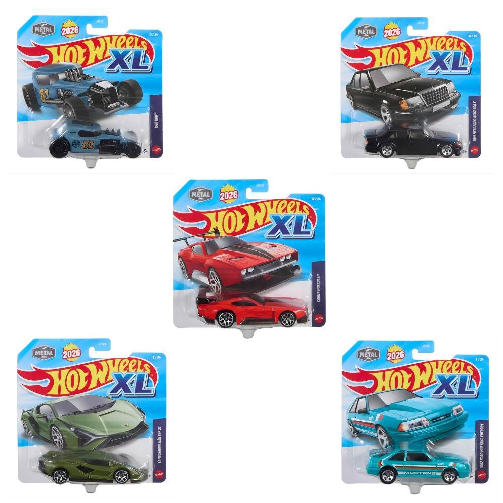 1:43 Hot Wheels XL Diecast Araba Tekli Paket JKL02