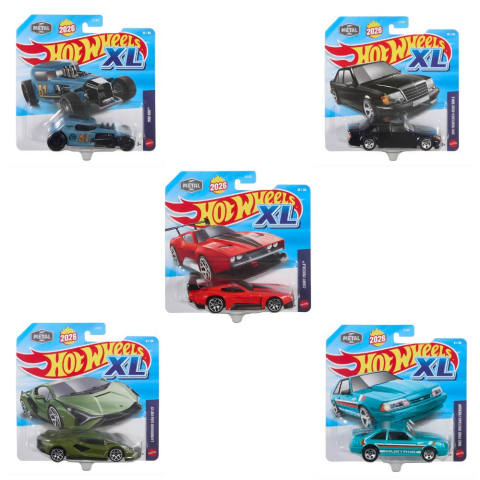 1:43 Hot Wheels XL Diecast Araba Tekli Paket JKL02