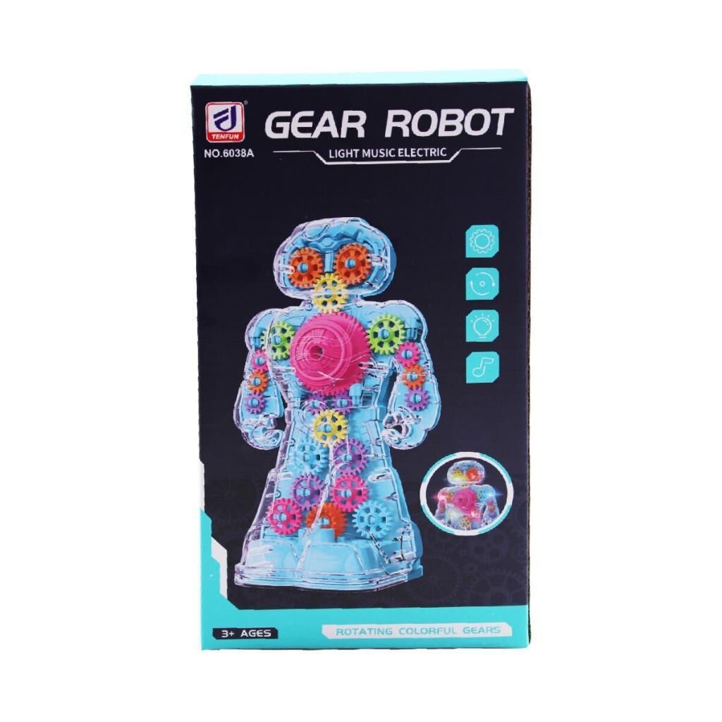 Robot Pilli Çarkları Dönen