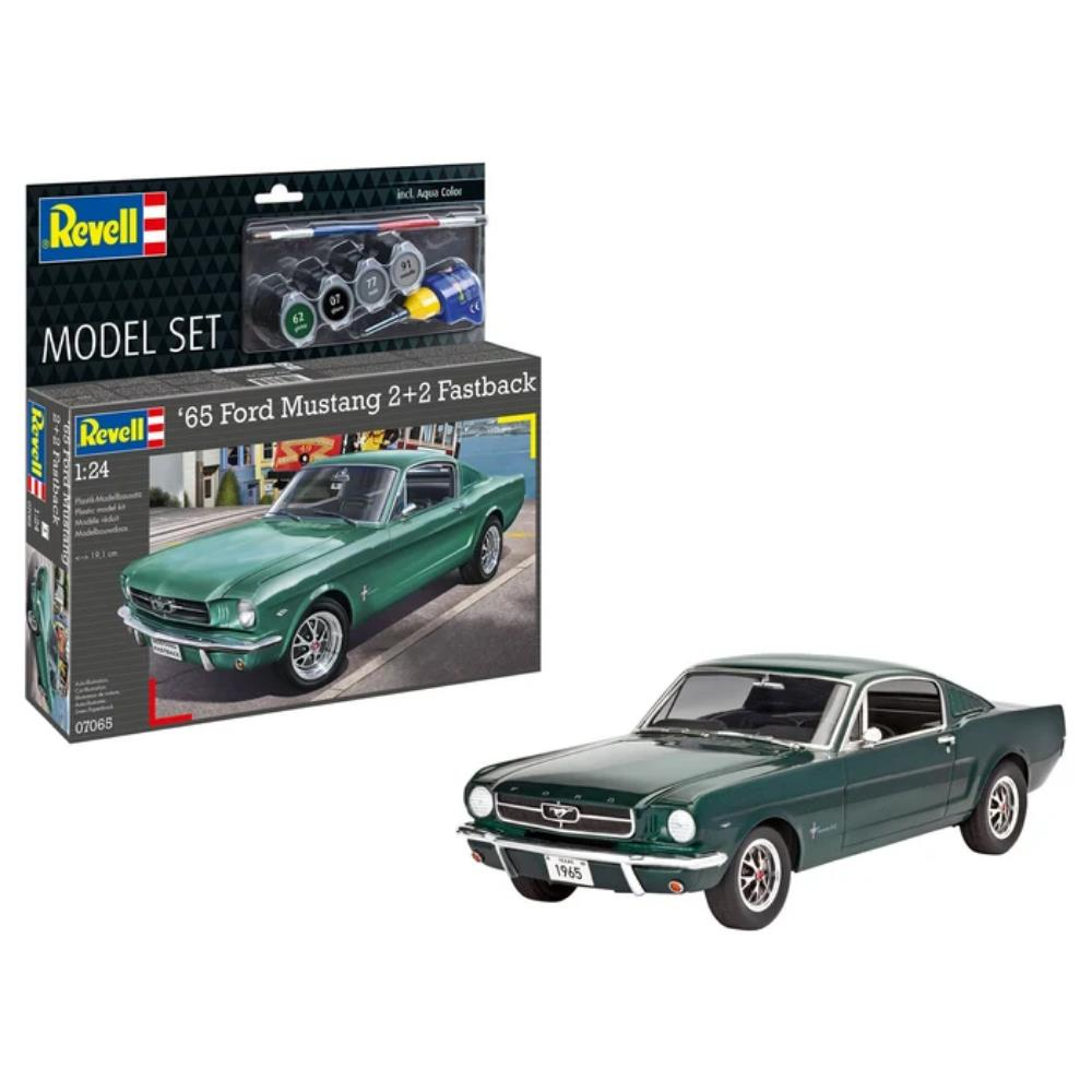 Revell Model Set Araba 1965 Ford Mustang 2+2 Fastback 67065