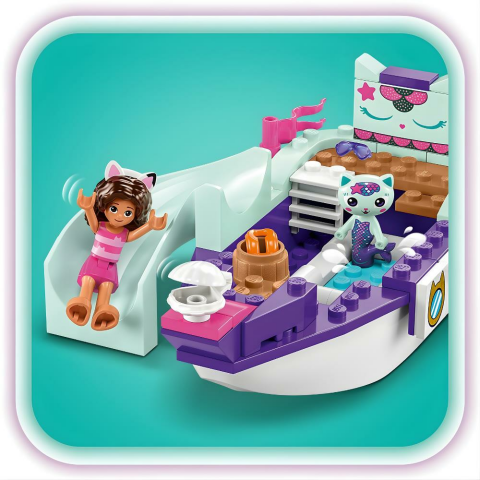 LEGO® Gabby ve Süslü Kedi’nin Gemisi ve Spa 10786