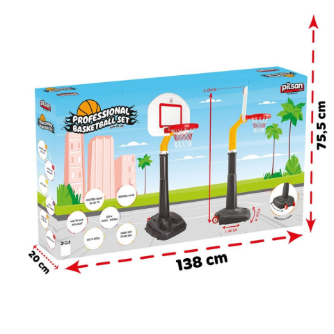 Pilsan Profesyonel Basketbol Seti Ayaklı