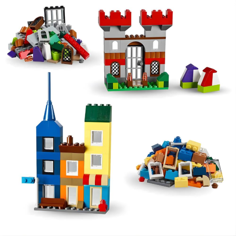 LEGO Classic Büyük Boy Yaratıcı Parçalar Yapım Kutusu 10698 - Yaratıcı Çocuklar için Oyuncak Yapım Seti (790 Parça)