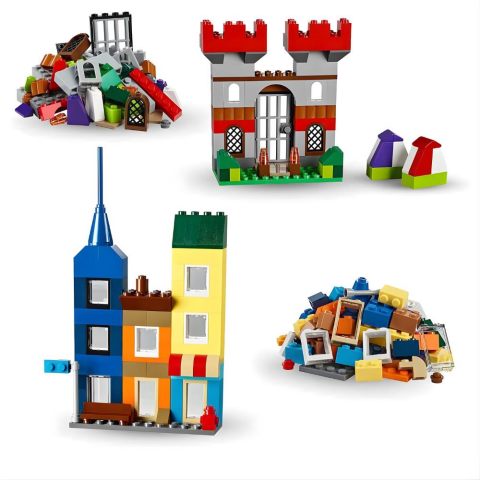 LEGO Classic Büyük Boy Yaratıcı Parçalar Yapım Kutusu 10698 - Yaratıcı Çocuklar için Oyuncak Yapım Seti (790 Parça)