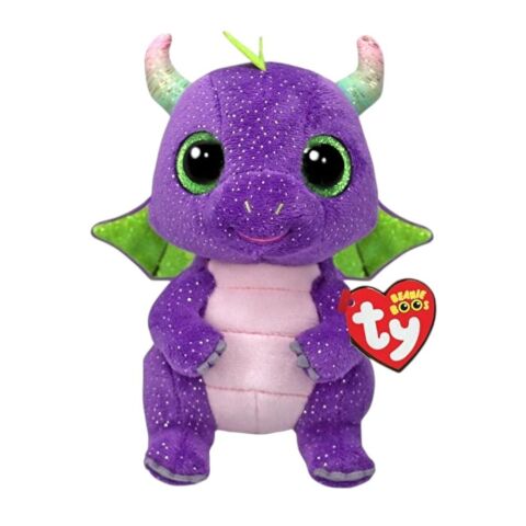 TY Beanie Boos Mor Ejderha Daphne Peluş 15 Cm