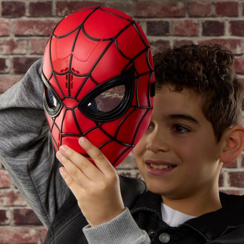 Hasbro Marvel Spider Man Wisecrackin Glow Işıklı ve Sesli Elektronik Maske G2448