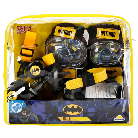Rising Sports Batman Çantalı 4 Tekerlekli Ayarlanabilir Paten Seti