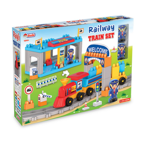 Raylı Tren Set 65 Parça