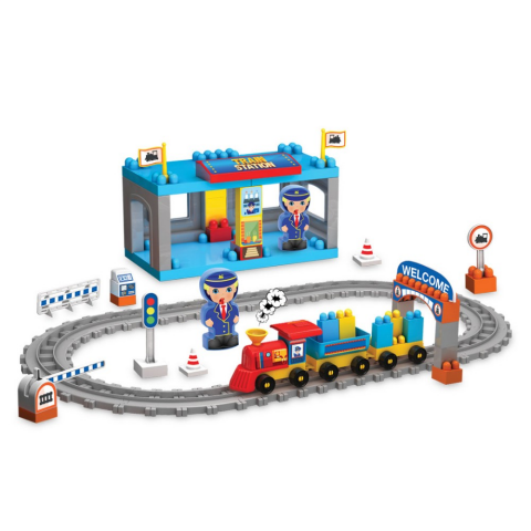 Raylı Tren Set 65 Parça