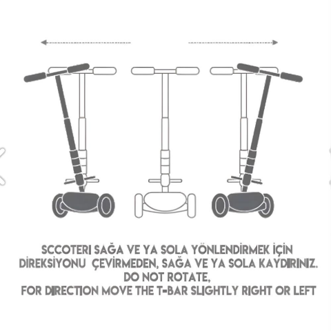 Cool Wheels Luna Elite 3 Tekerlekli Katlanabilir Led Işıklı Scooter Pembe FR59960
