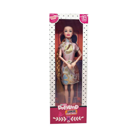 Dollyland Luvlie Otantik Elbiseli Bebek