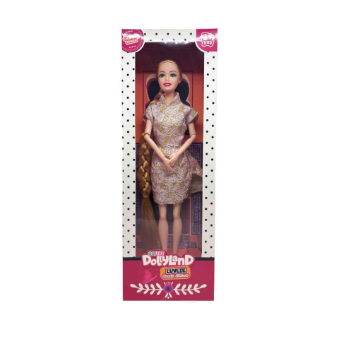Dollyland Luvlie Otantik Elbiseli Bebek