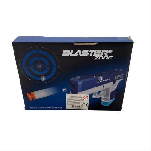 Oyuncak Sünger Mermi Atan Tabanca WY2105B Blaster Zone Soft Bullet Silah