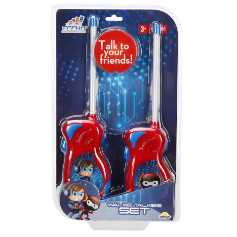 Walkie Talkie Süper Kahraman Temalı Telsiz Seti