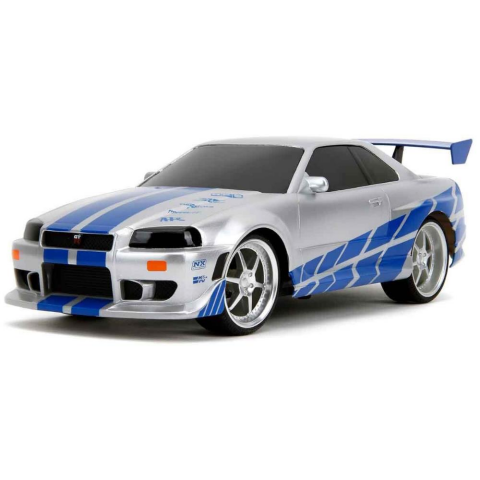 1:24 Fast & Furious Brian’s Nissan Skyline GT-R (R34) Uzaktan Kumandalı Araba