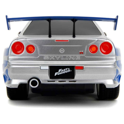1:24 Fast & Furious Brian’s Nissan Skyline GT-R (R34) Uzaktan Kumandalı Araba