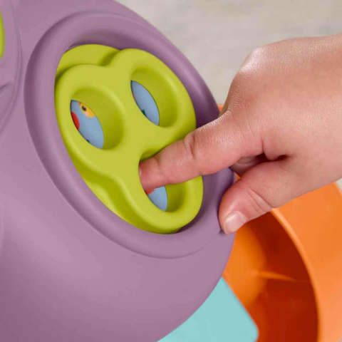 Fisher Price Sesli ve Işıklı Benimle Öğren Mor Maymun Yürüteç JGW94