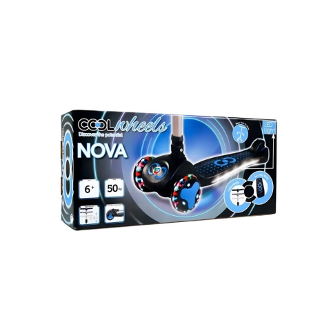 Cool Wheels Mavi Cool Wheels Nova 3 Tekerli Işıklı Mavi Scooter 6+ Yaş 3