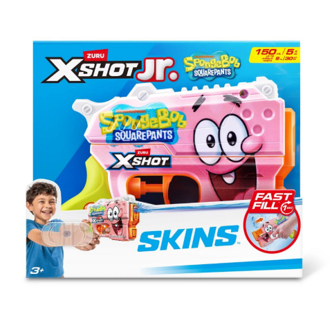 X-Shot Jr. SpongeBob SquarePants Fast Fill Skins Su Tabancası