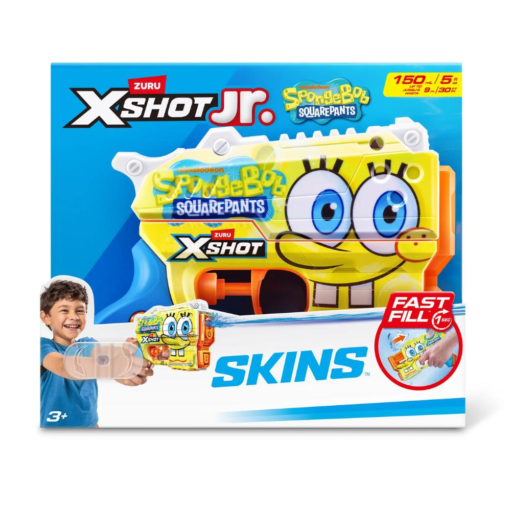 X-Shot Jr. SpongeBob SquarePants Fast Fill Skins Su Tabancası