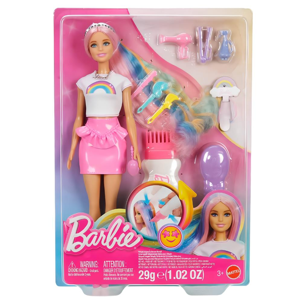 Barbie Gökkuşağı Saçlar Bebeği JJP07