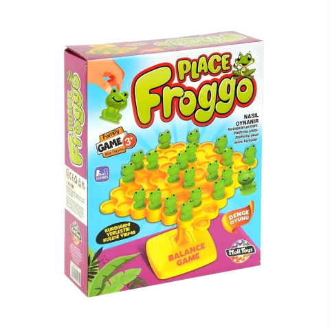 Place Froggo Kurbağa Denge Ebeveyn Çocuk Etkileşimi Oyunu Eğitici Oyuncak Kutu Oyunu