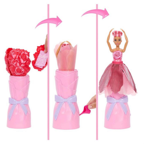 Barbie Petal Pop Kırmızı Gül JMF56-JMF59