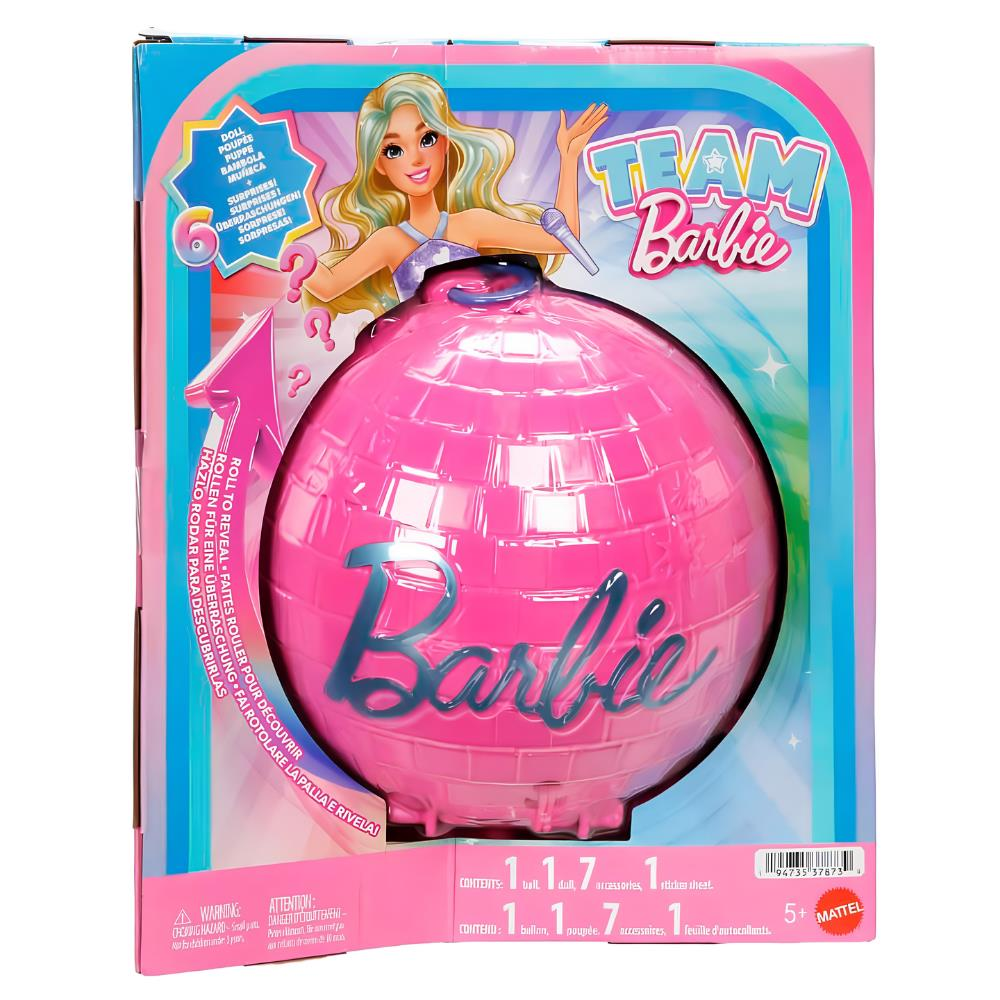 Barbie Team Barbie Roll & Reveal Pop Yıldızı Bebek ve Aksesuarları Jmk19