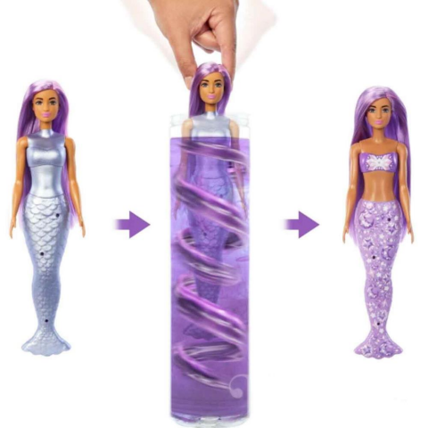 Barbie Color Reveal Renk Değiştiren Bebek Serisi Sürpriz Paket JMW61