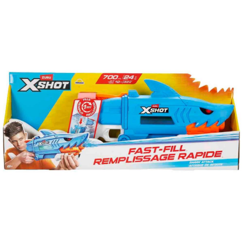 X-Shot Remplissage Rapide Shark Fast Fill Su Tabancası 63 cm