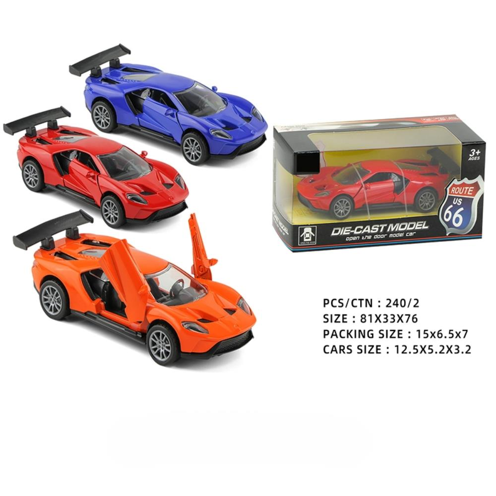 Toysan 1.32 Ölçek Kutulu Çek Bırak Metal Araba K175a31
