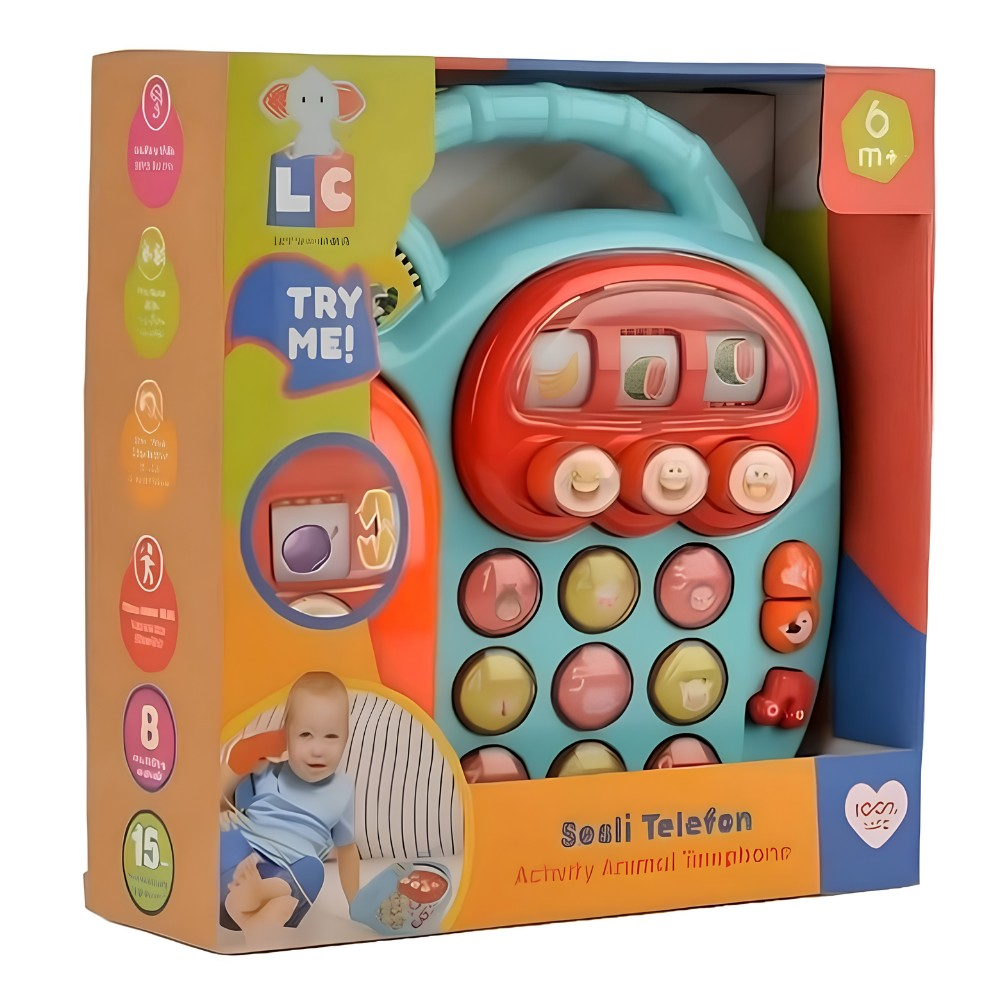 LC Melodili Eğitici ve Çok Fonksiyonlu Sesli Telefon