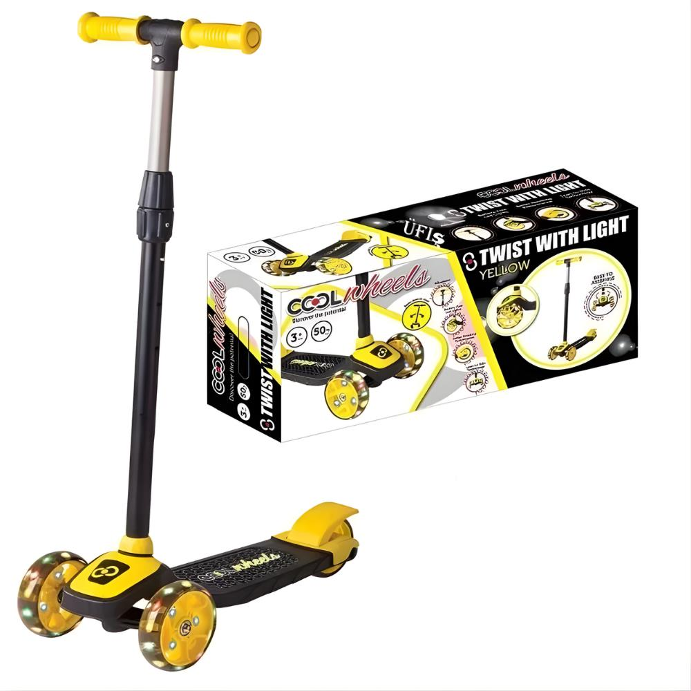 Cool Wheels Twist Işıklı Sarı Scooter