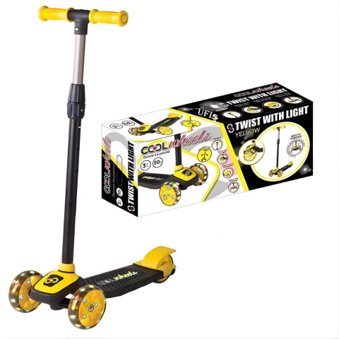 Cool Wheels Twist Işıklı Sarı Scooter