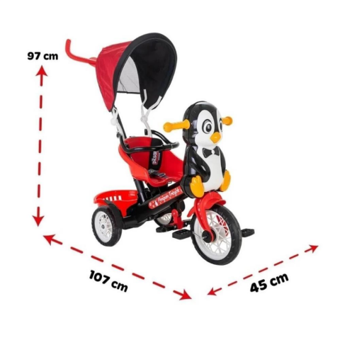 3 Tekerlekli Penguen Ebeveyn Kontrollü Bisiklet