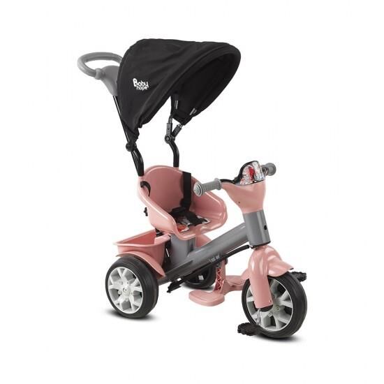 Bobo Speed Tenteli Bisiklet (Pembe / Gri)