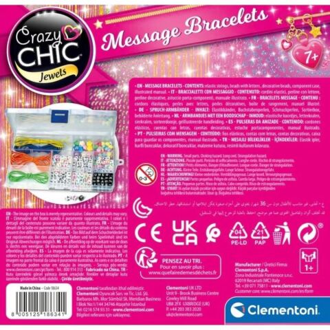 Clementoni Crazy Chic Mesaj Bileklikler Seti