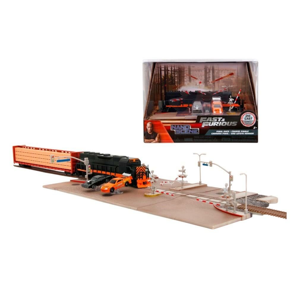 Jada Hızlı & Öfkeli Nano Tren Sahnesi Diorama Modellemesi