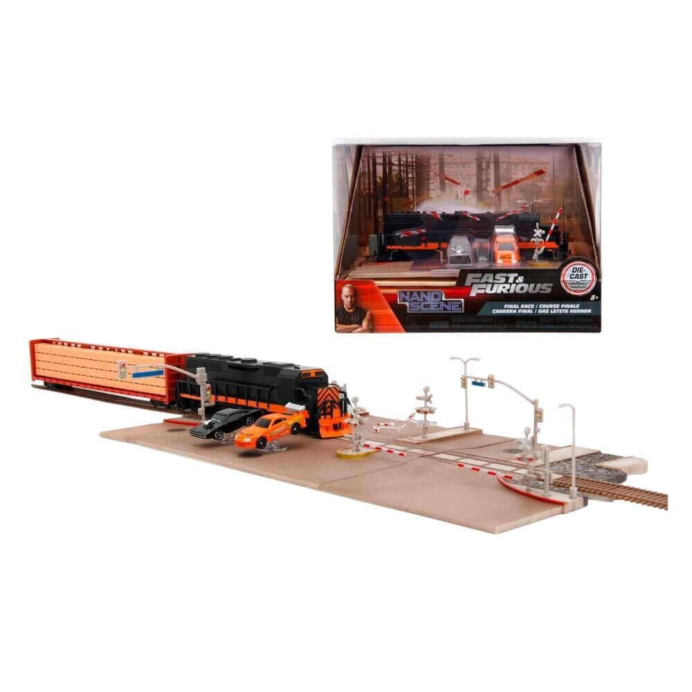 Jada Hızlı & Öfkeli Nano Tren Sahnesi Diorama Modellemesi