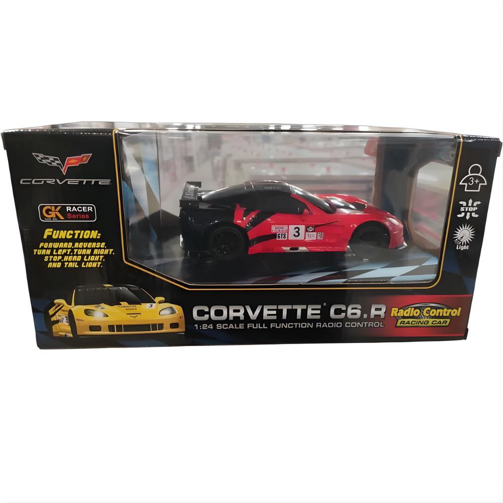 Corvette C6.R Işıklı-USB Kablolu Kumandalı Araba