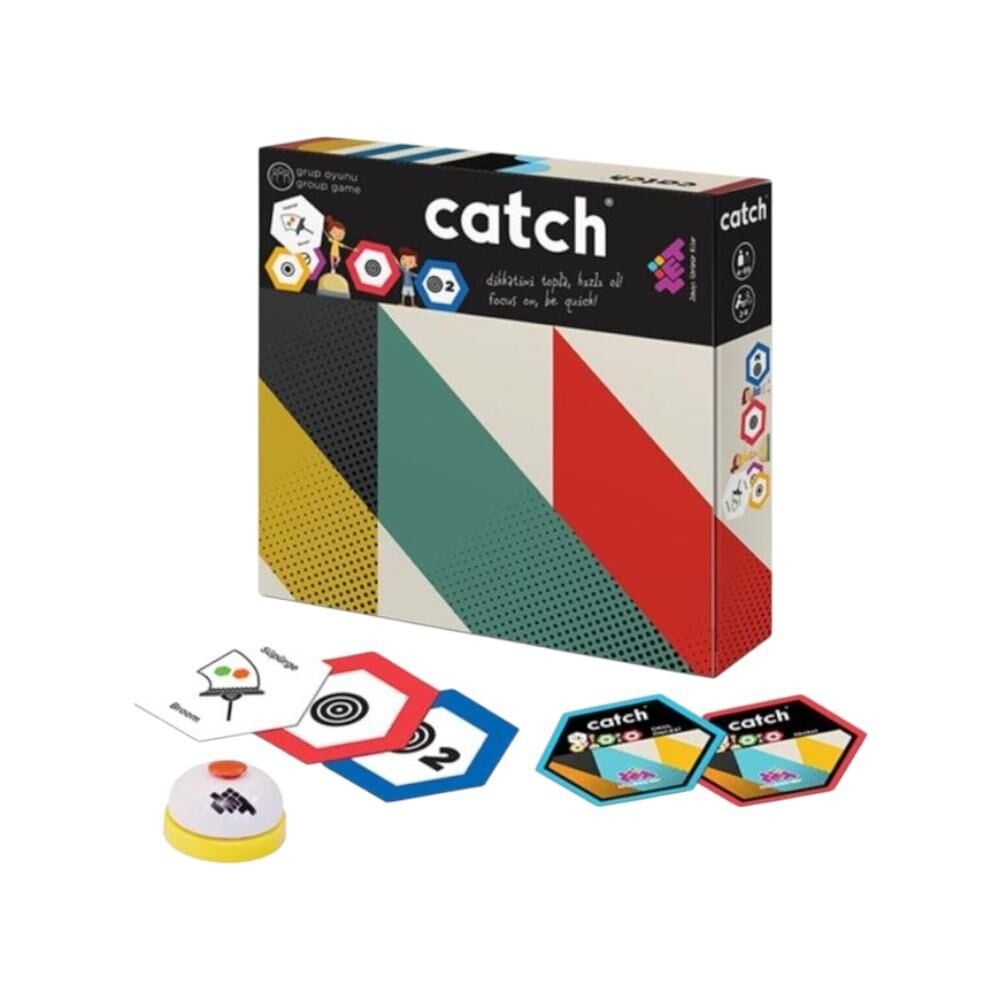 Plastik Oyunlar Zet Zeka Catch Zeka Ve Akıl Oyunu 4 Yaş 2-6 Oyuncu