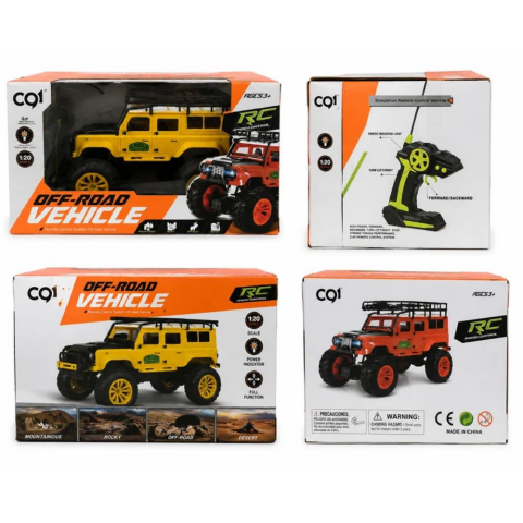 Uzaktan Kumandalı Şarjlı OFF-ROAD 4x4 Cross Jeep
