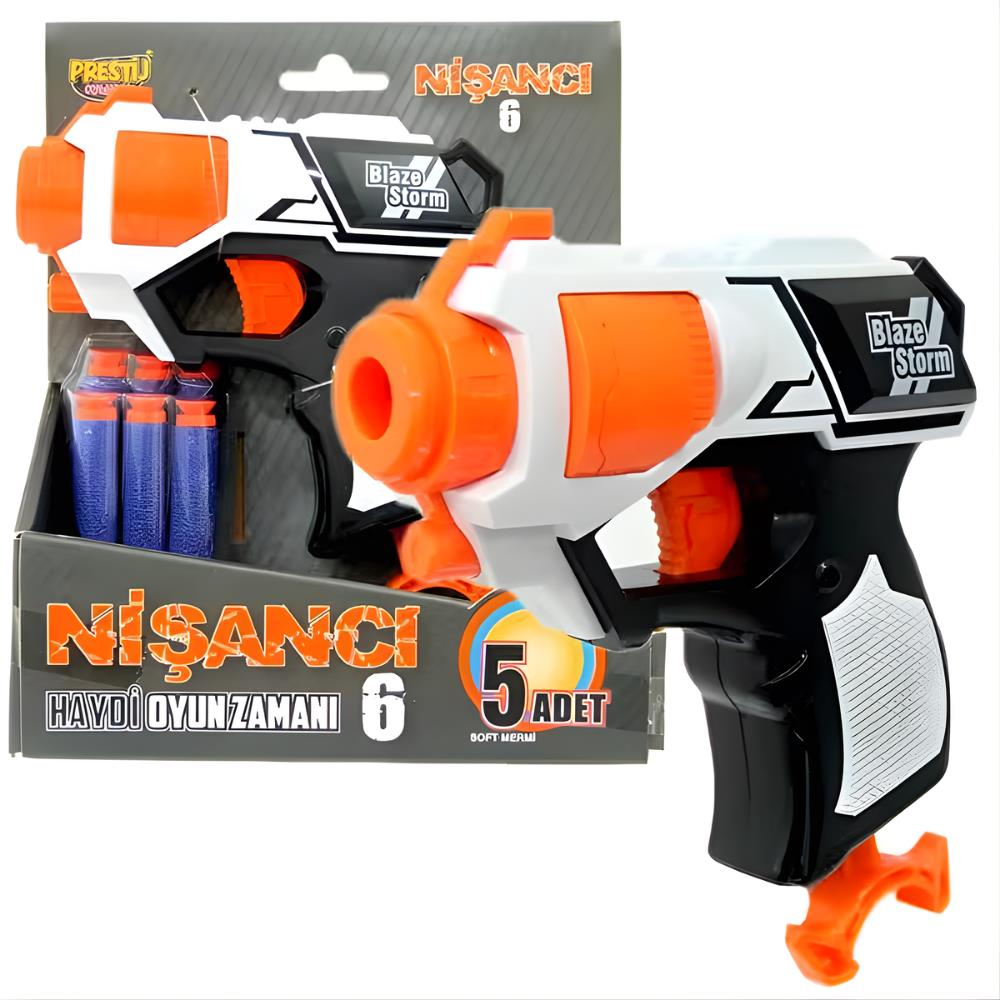Nişancı 6 Dart Fırlatıcı Tekli Tabanca