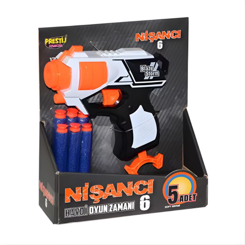 Nişancı 6 Dart Fırlatıcı Tekli Tabanca