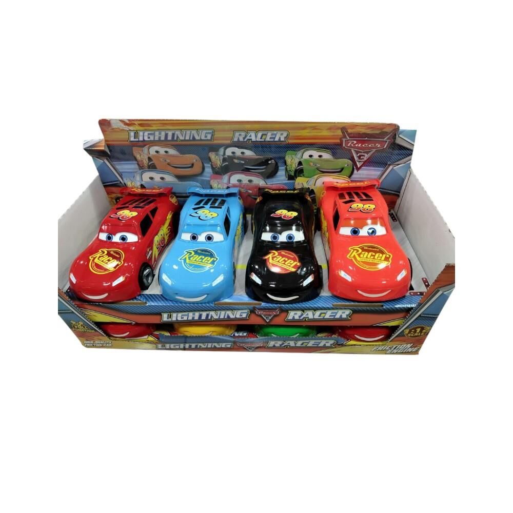 1:12 8'li Sürtmeli Racer Araba Stantlı