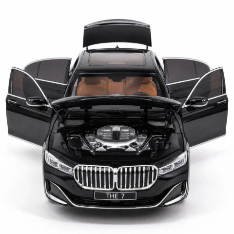 BMW 740 1:24 Metal Model Araba