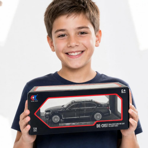 BMW 740 1:24 Metal Model Araba